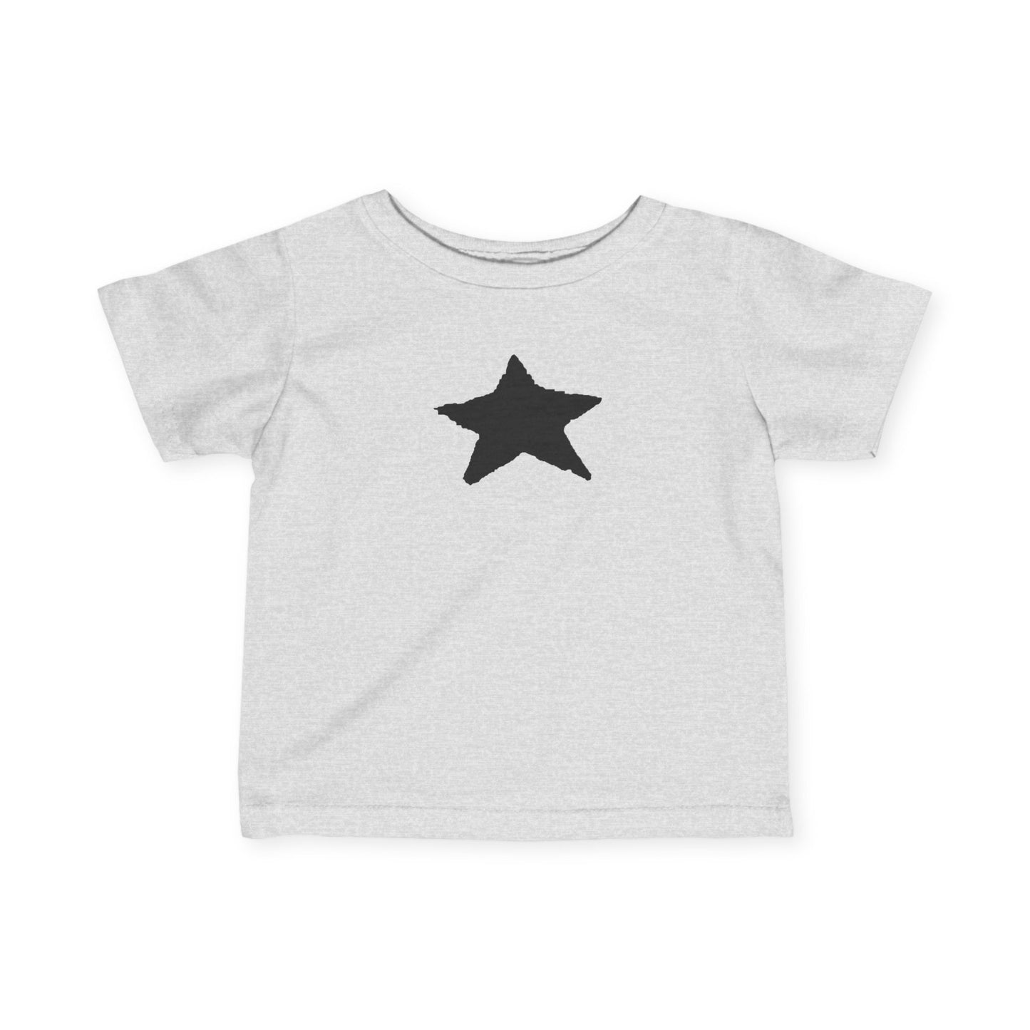 Cute Star Infant Fine Jersey Tee - Soft Cotton Baby T-Shirt