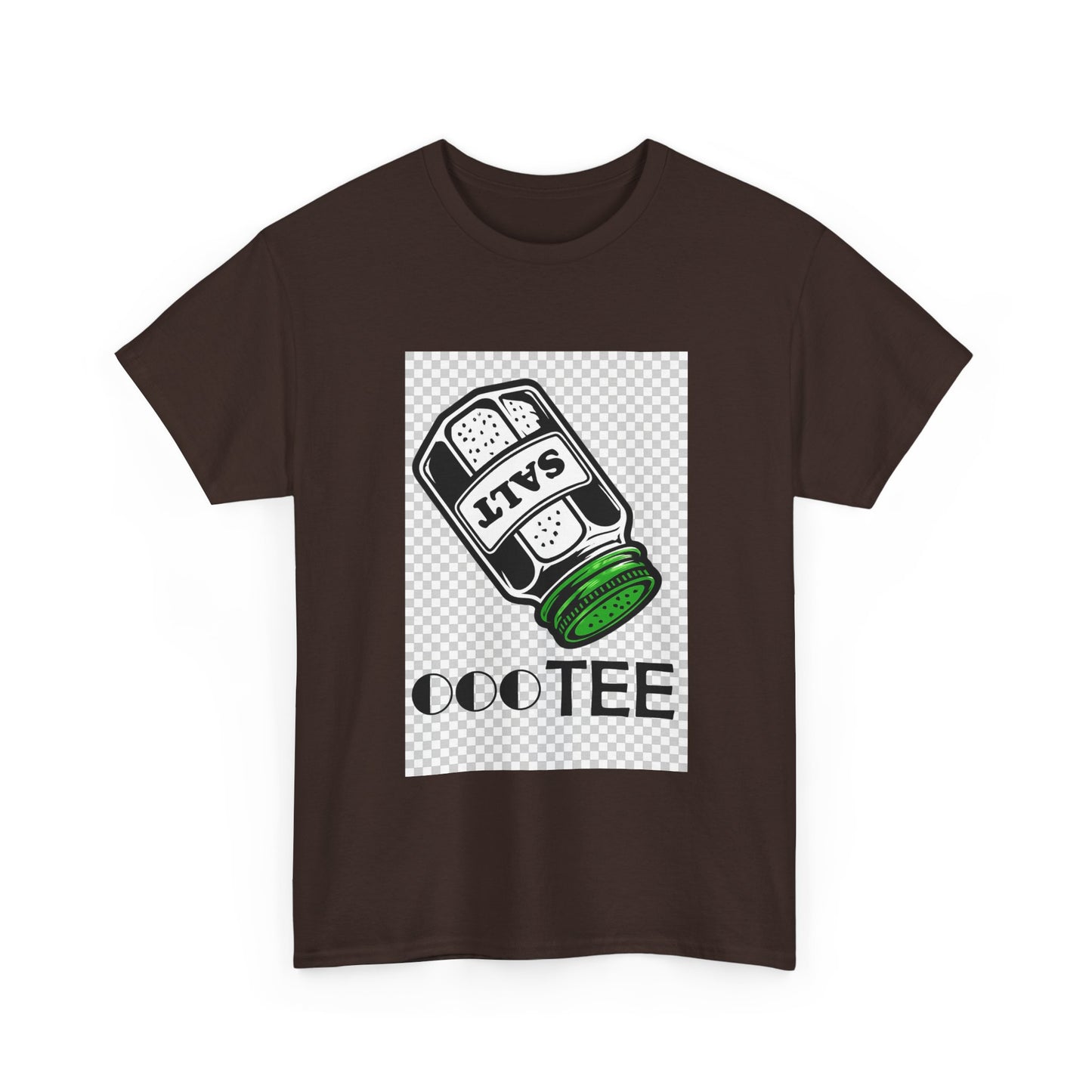 Salt TEE Shirt — Unisex Heavy Cotton Tee, Smooth Print Surface