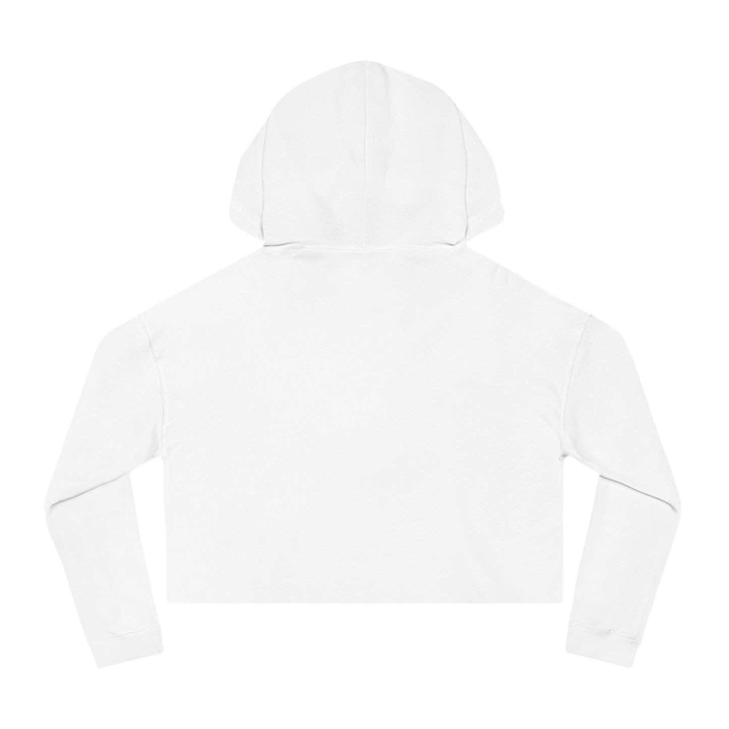 Chic Star Print Cropped Hoodie for Women - Trendy Lightweight Sweatshirt