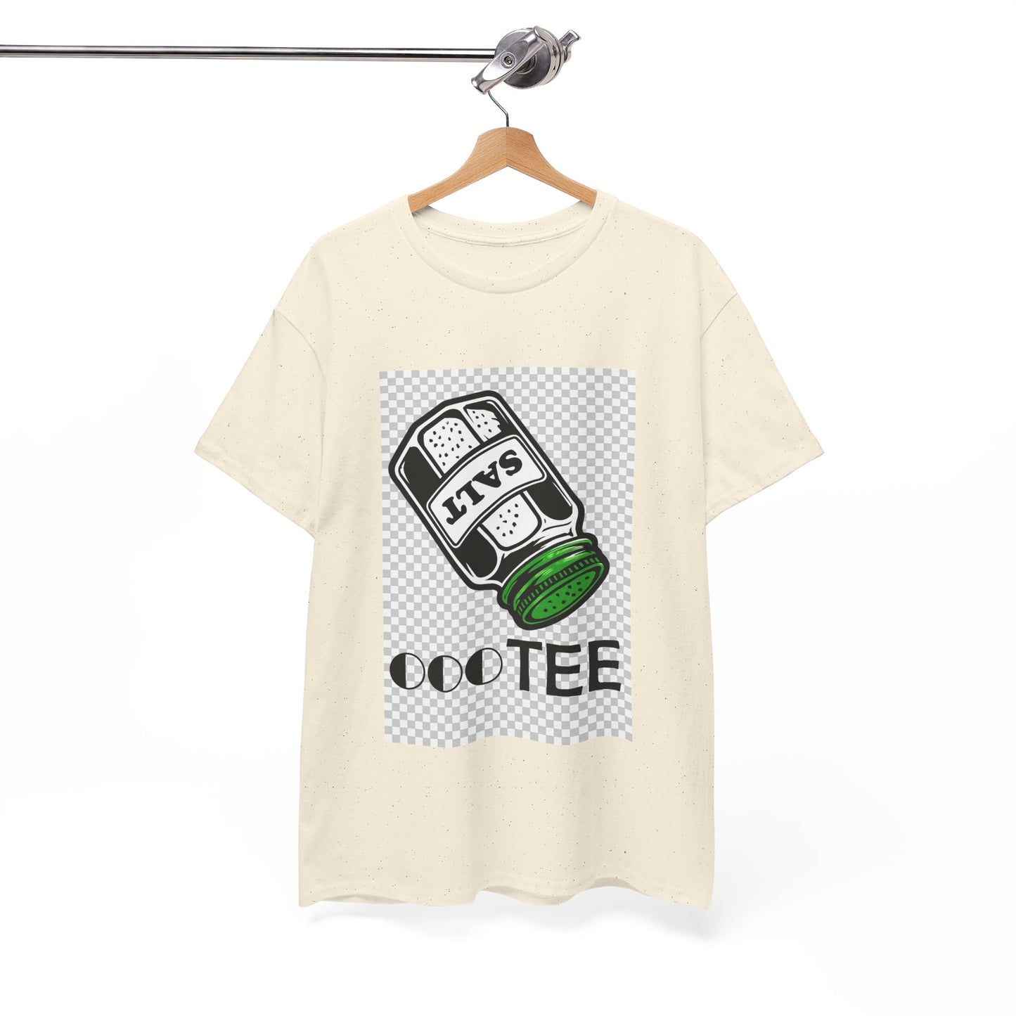 Salt TEE Shirt — Unisex Heavy Cotton Tee, Smooth Print Surface