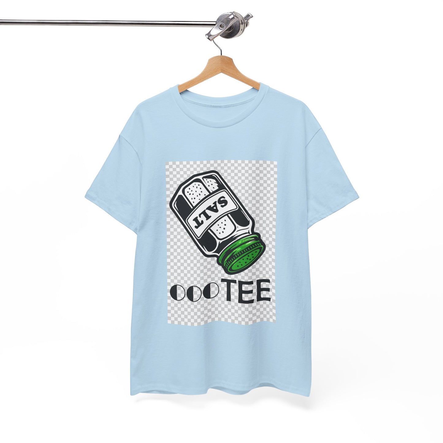 Salt TEE Shirt — Unisex Heavy Cotton Tee, Smooth Print Surface