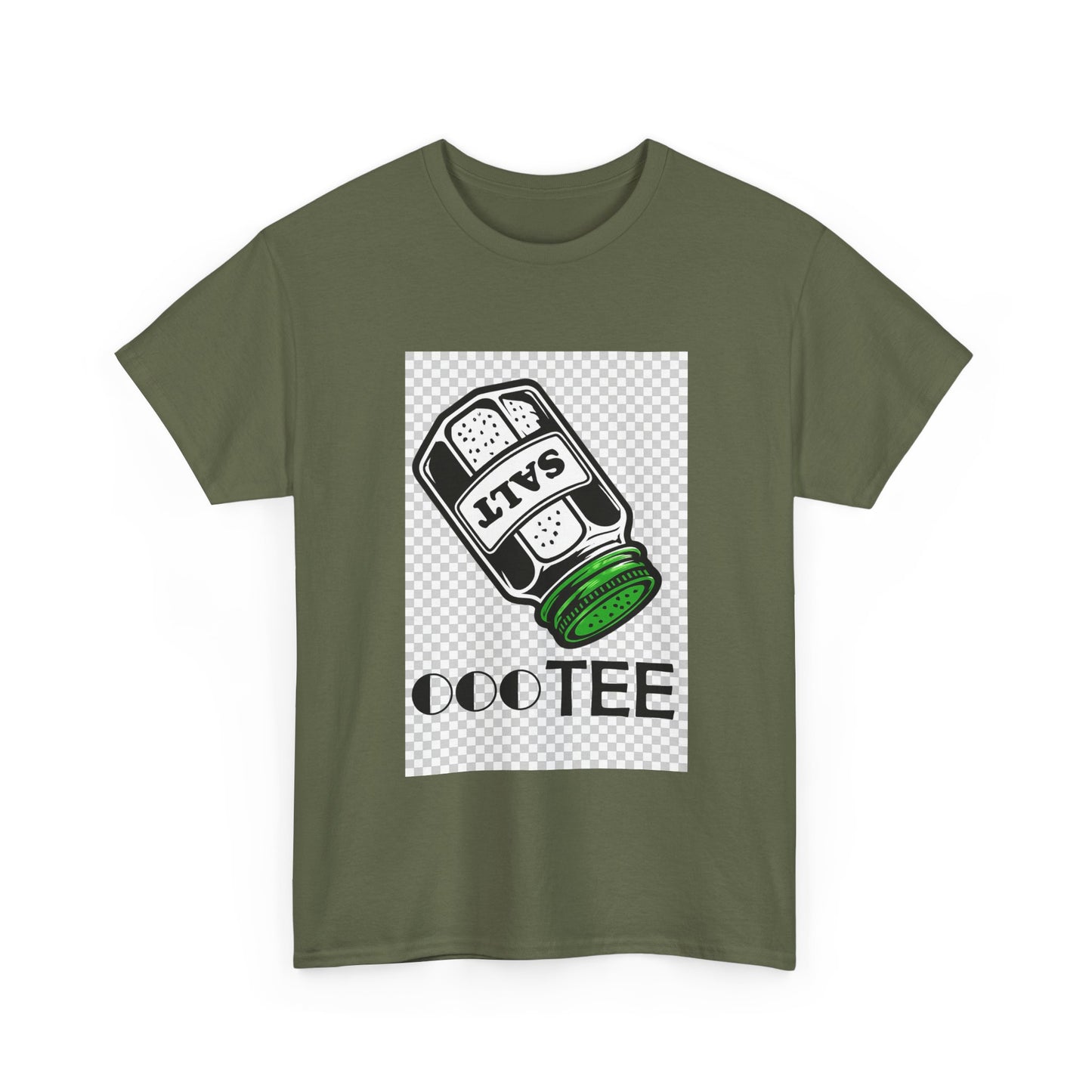 Salt TEE Shirt — Unisex Heavy Cotton Tee, Smooth Print Surface