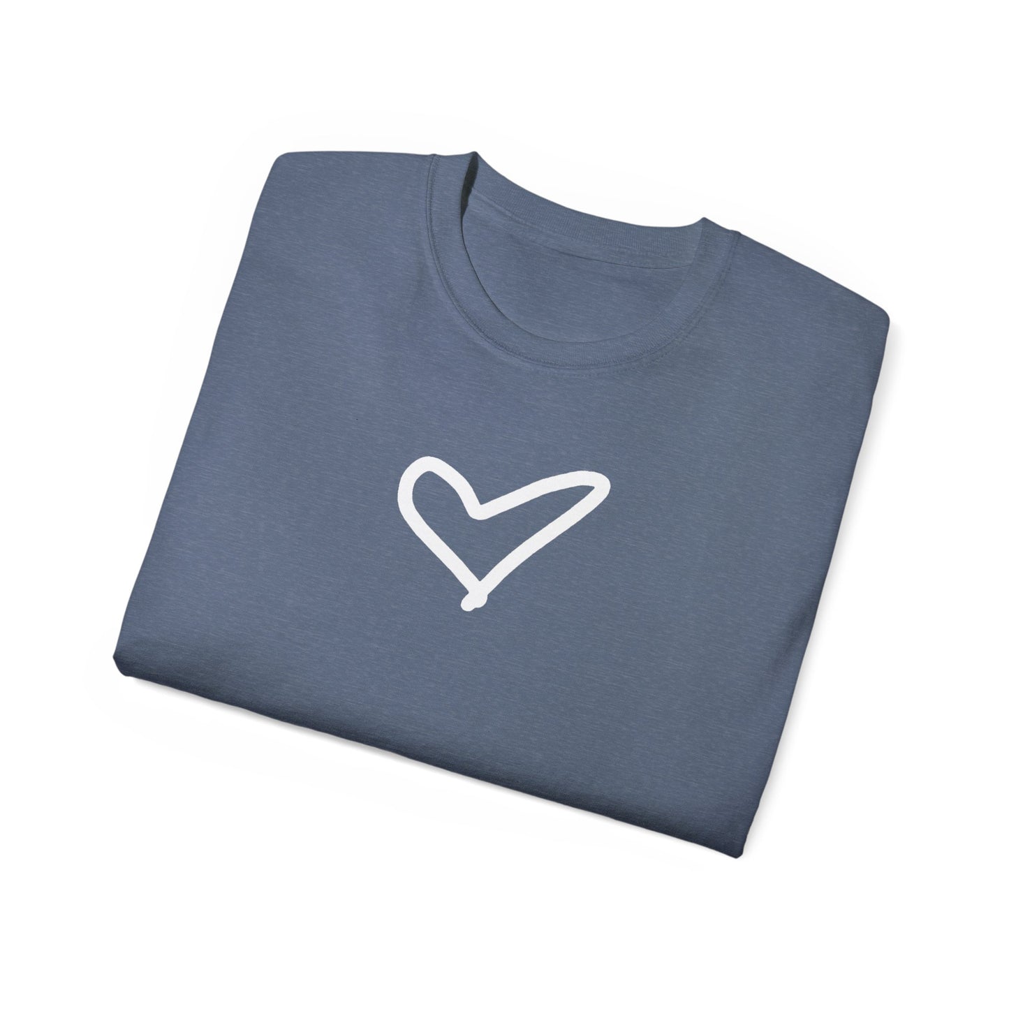 Heart Unisex Softstyle T-Shirt — 100% Ring-Spun Cotton