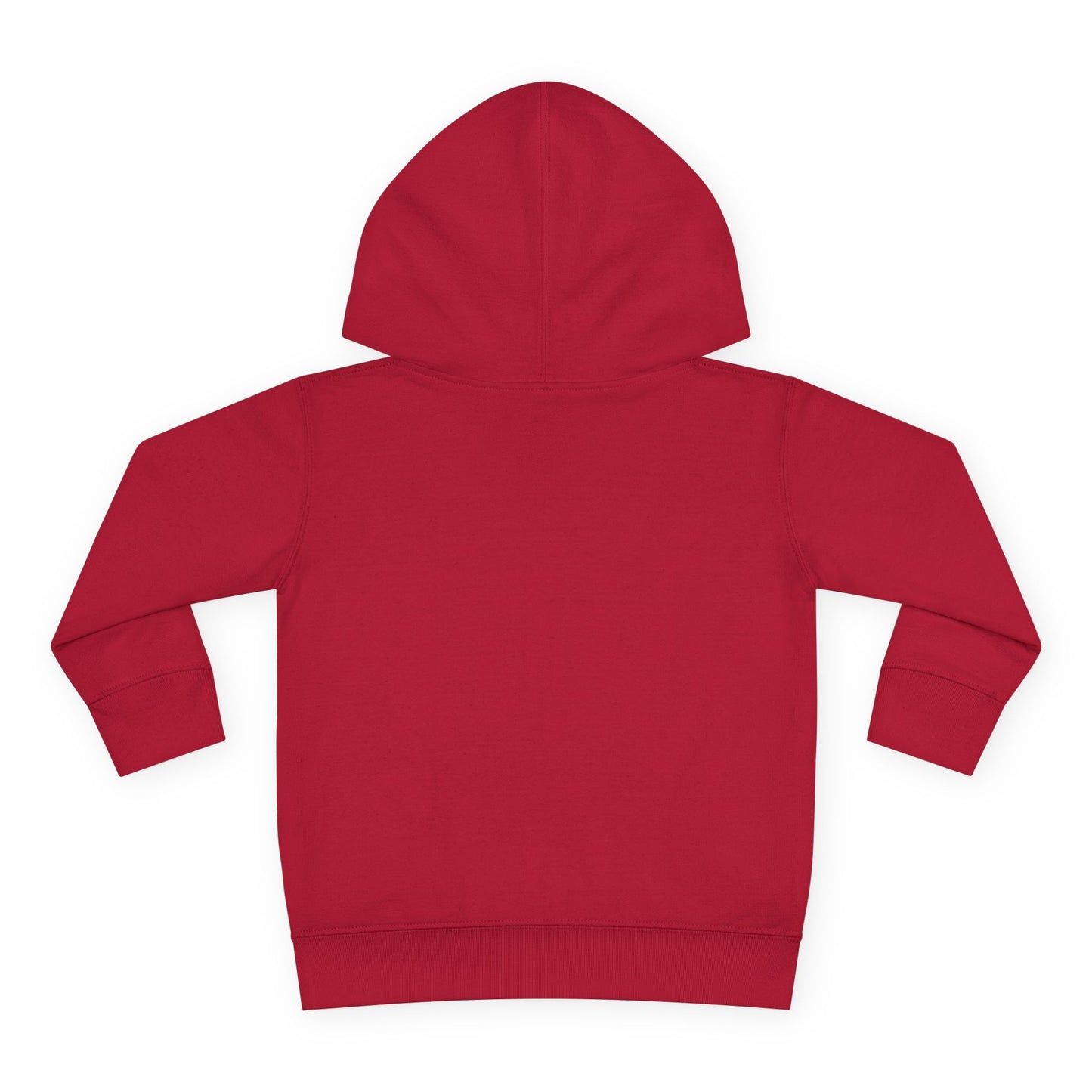 Bright Orange Toddler Fleece Hoodie with Star Design