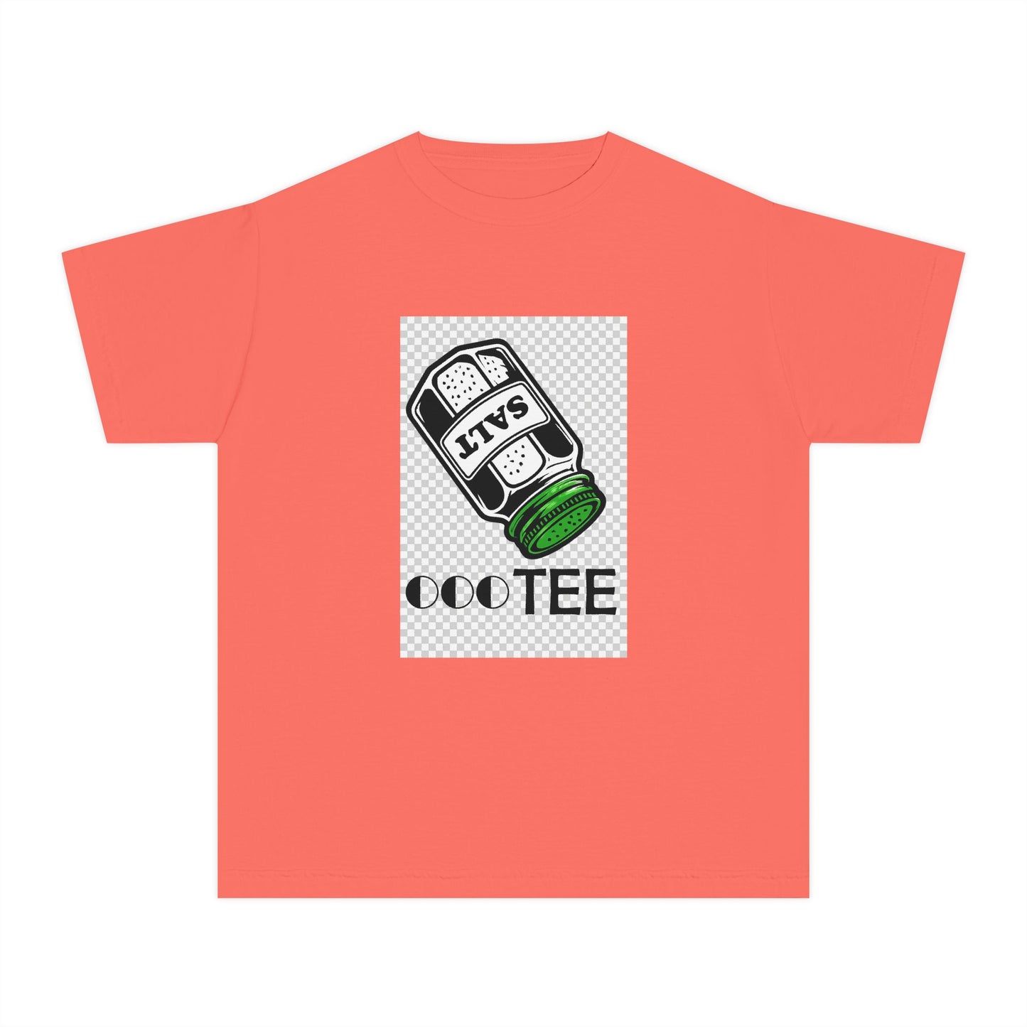 Salty Tee — Kids Garment-Dyed Coastal Tee (100% Combed Cotton)