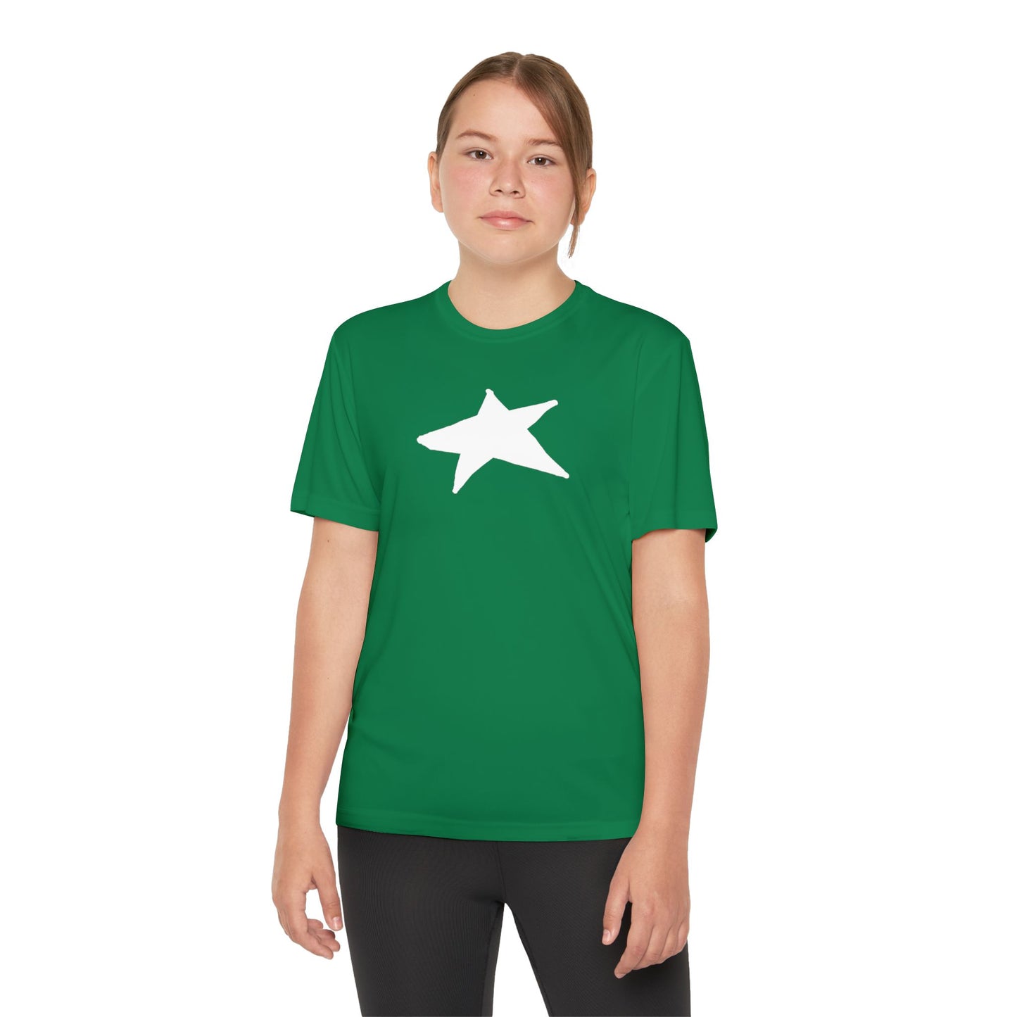 Star Youth Competitor Tee - Lightweight Athletic T-Shirt for Active Kids