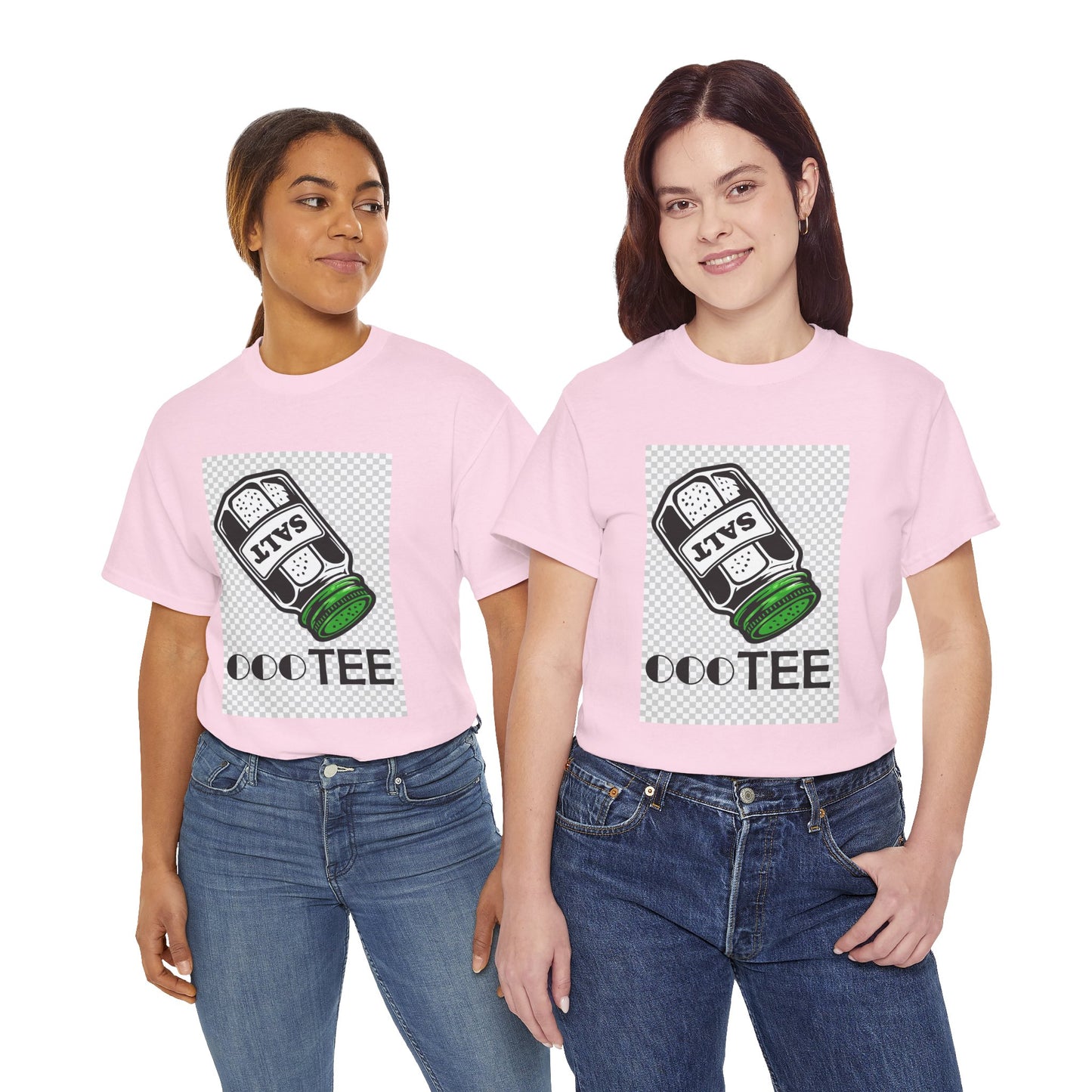 Salt TEE Shirt — Unisex Heavy Cotton Tee, Smooth Print Surface
