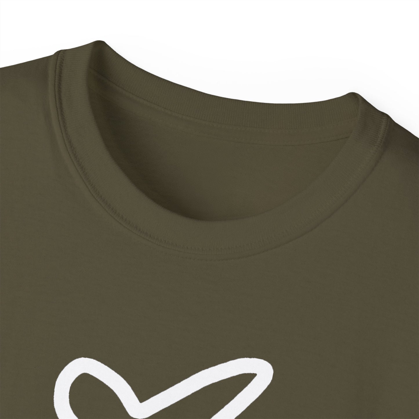 Heart Unisex Softstyle T-Shirt — 100% Ring-Spun Cotton