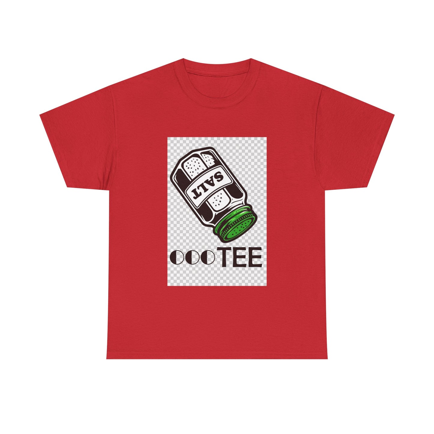 Salt TEE Shirt — Unisex Heavy Cotton Tee, Smooth Print Surface