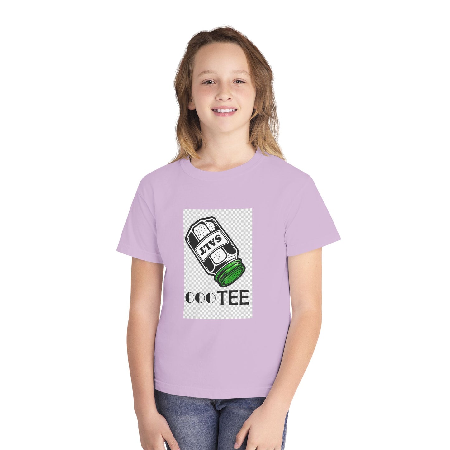 Salty Tee — Kids Garment-Dyed Coastal Tee (100% Combed Cotton)