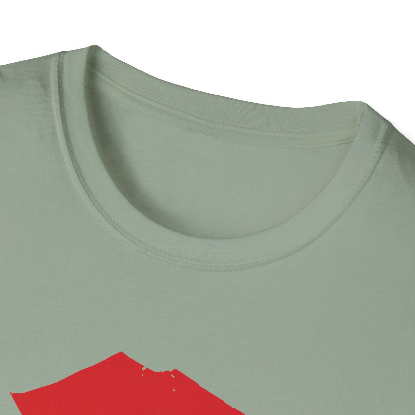 Kiss Mark Unisex Softstyle T-Shirt — 100% Ring-Spun Cotton