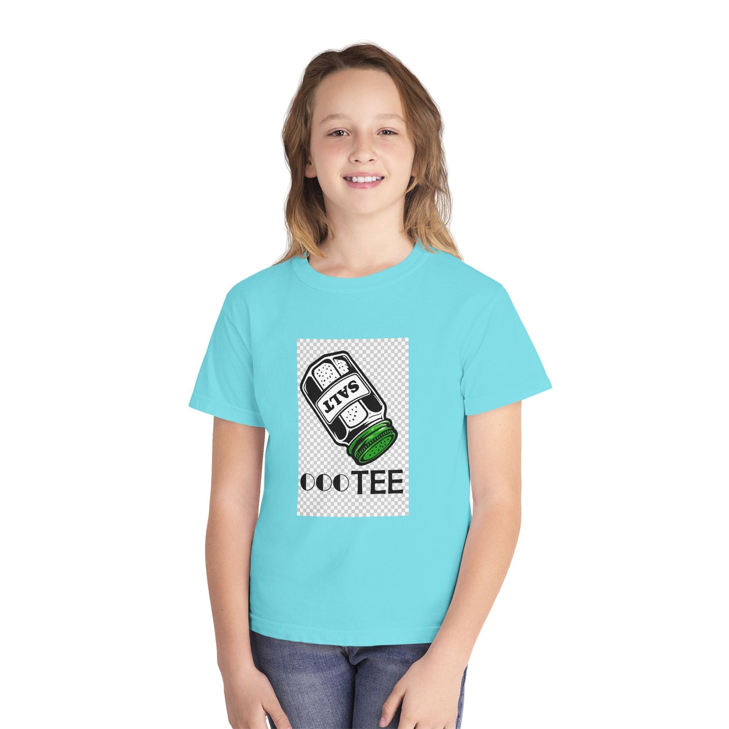 Salty Tee — Kids Garment-Dyed Coastal Tee (100% Combed Cotton)