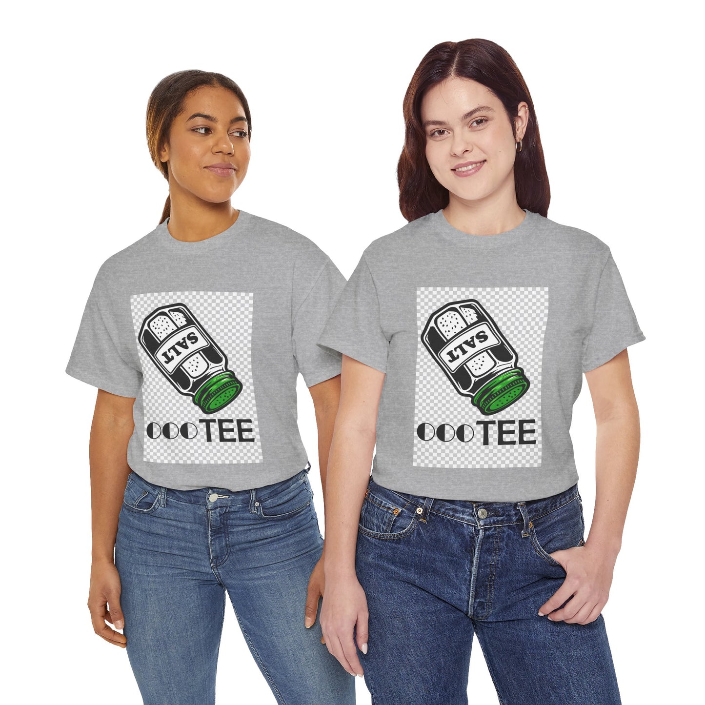 Salt TEE Shirt — Unisex Heavy Cotton Tee, Smooth Print Surface