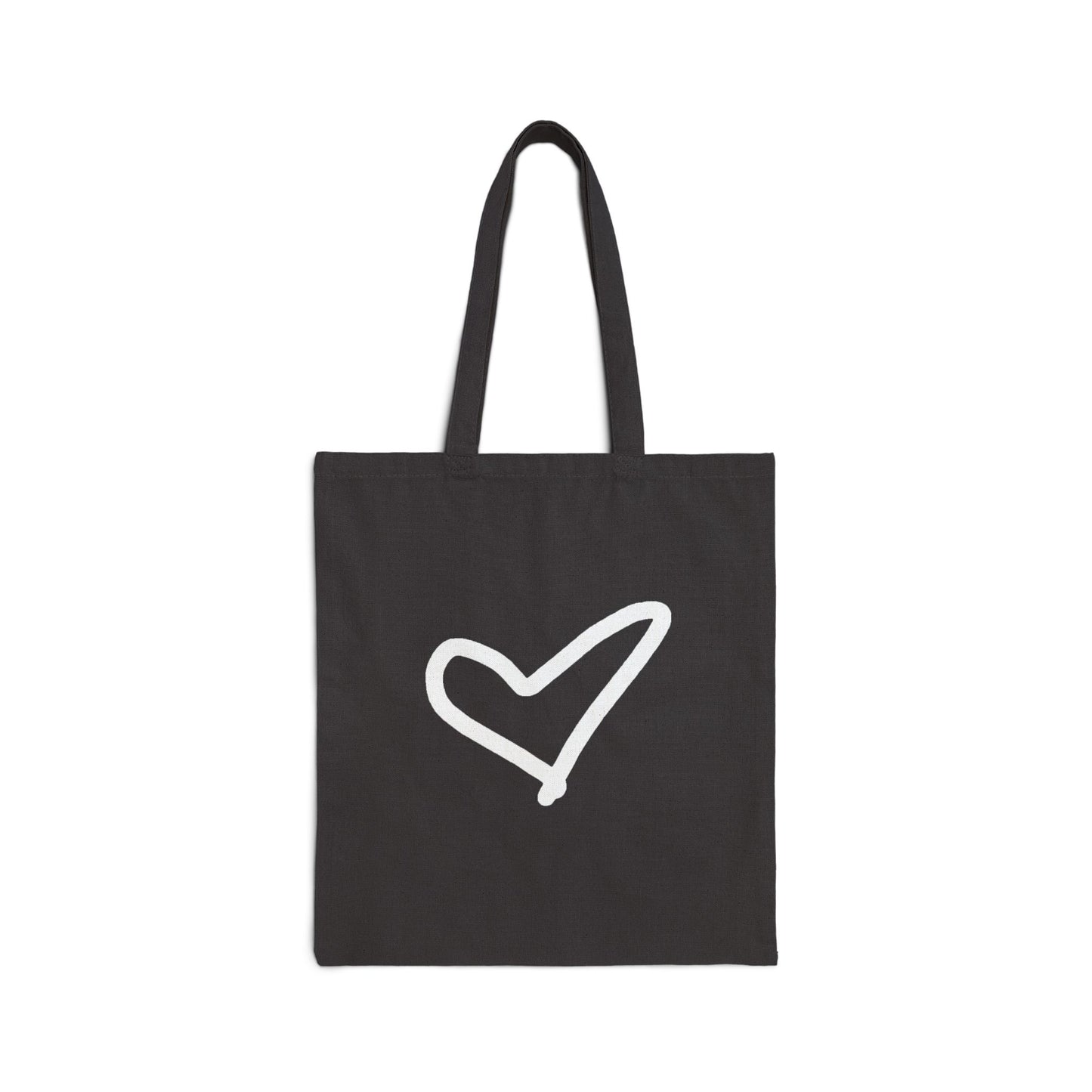 Heart Cotton Canvas Tote Bag