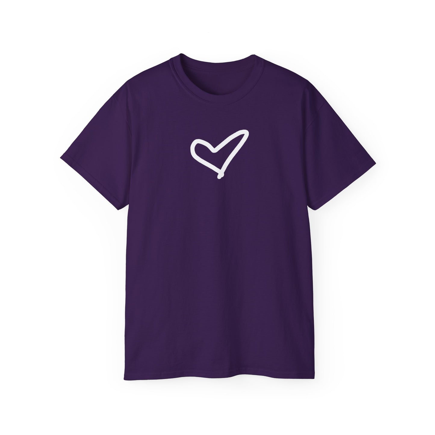 Heart Unisex Softstyle T-Shirt — 100% Ring-Spun Cotton