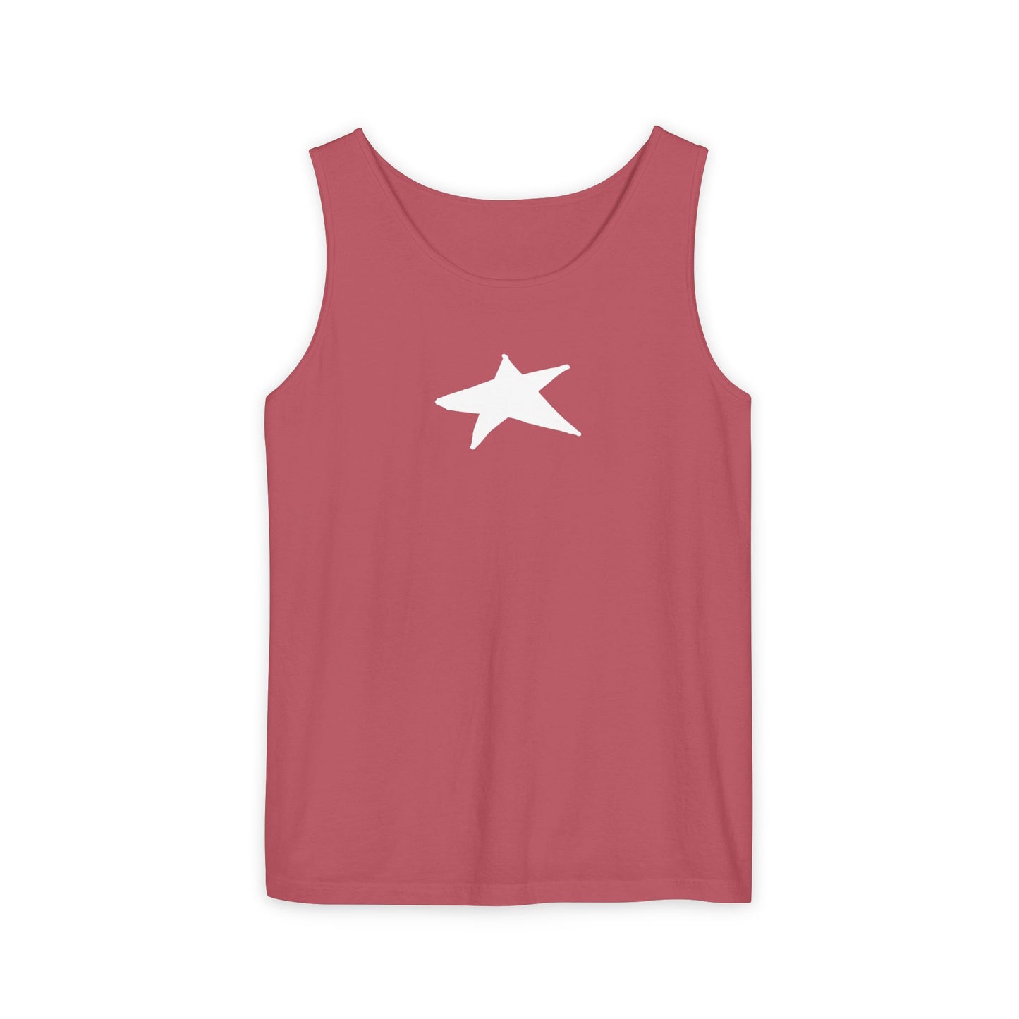 Unisex Star Garment-Dyed Tank Top — 100% Ring-Spun US Cotton
