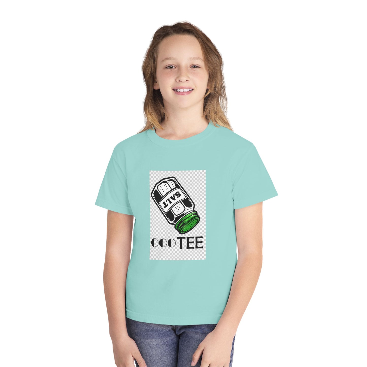 Salty Tee — Kids Garment-Dyed Coastal Tee (100% Combed Cotton)