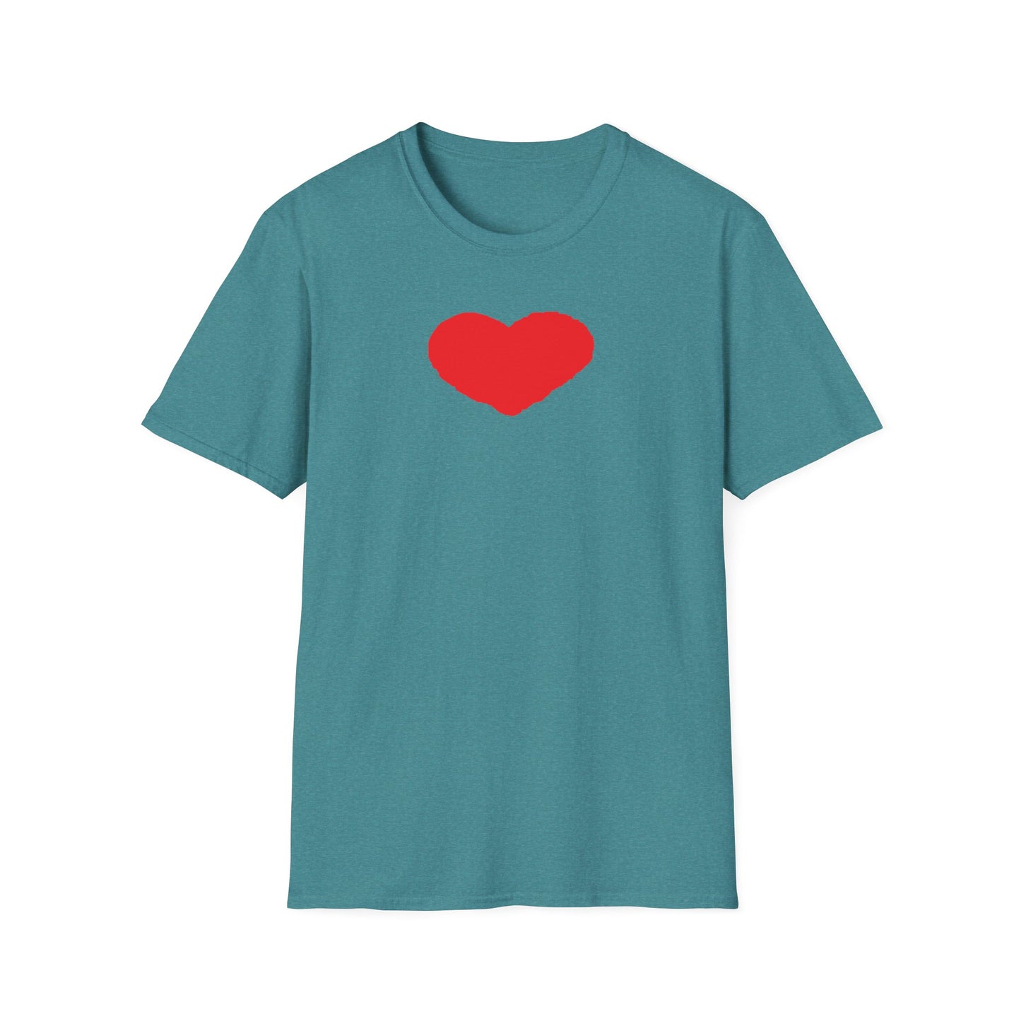 Heart Unisex Softstyle T-Shirt — 100% Ring-Spun Cotton