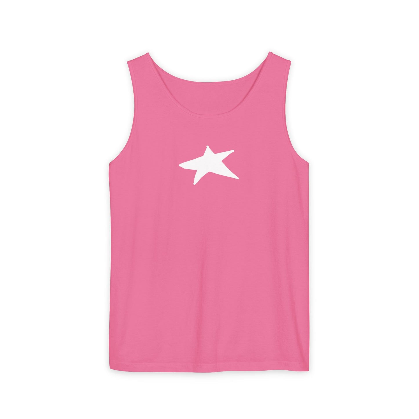 Unisex Star Garment-Dyed Tank Top — 100% Ring-Spun US Cotton