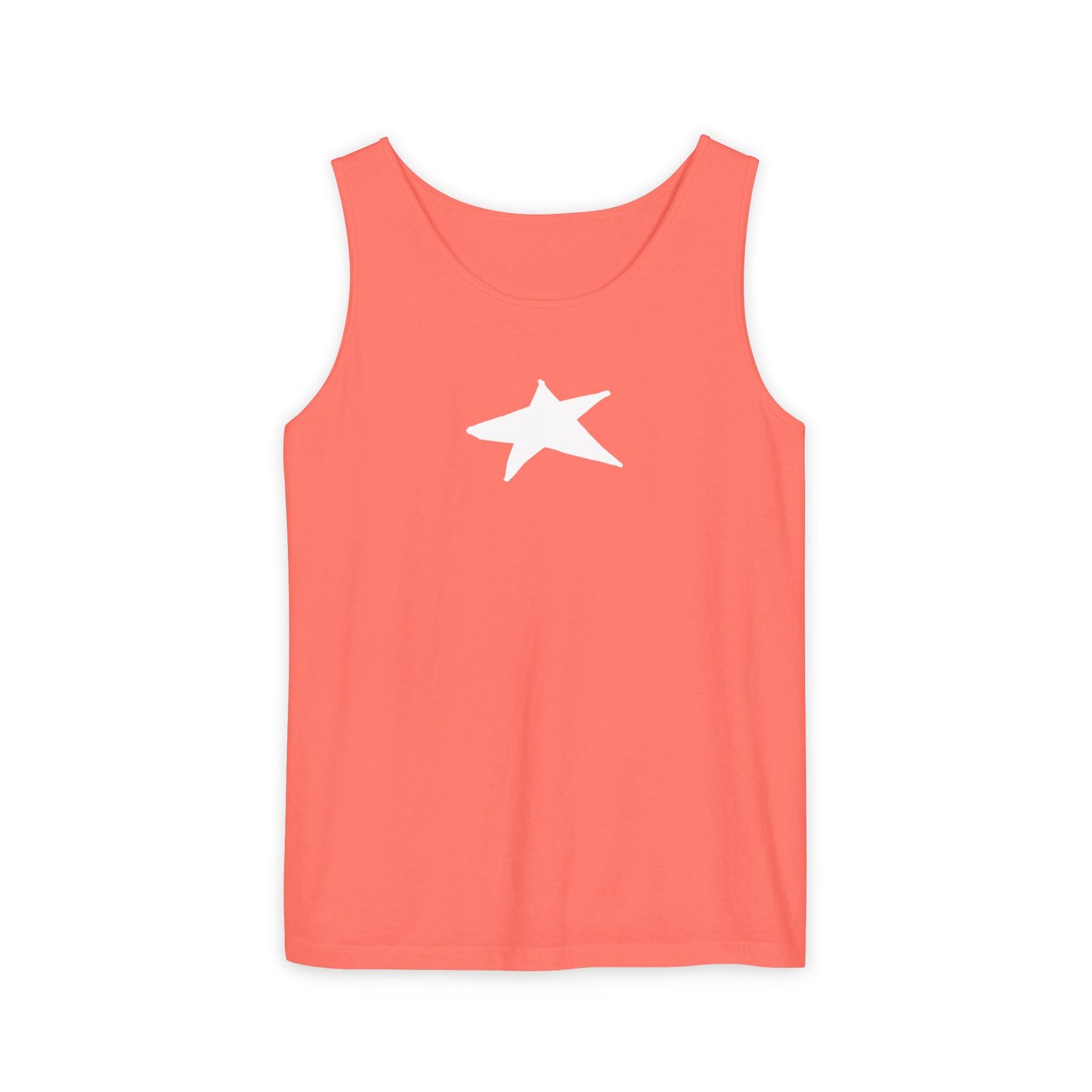 Unisex Star Garment-Dyed Tank Top — 100% Ring-Spun US Cotton