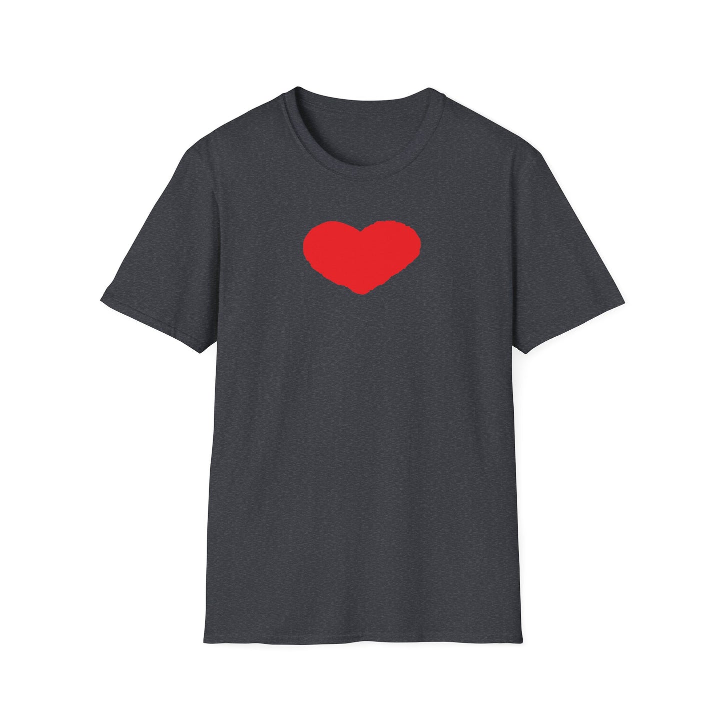 Heart Unisex Softstyle T-Shirt — 100% Ring-Spun Cotton