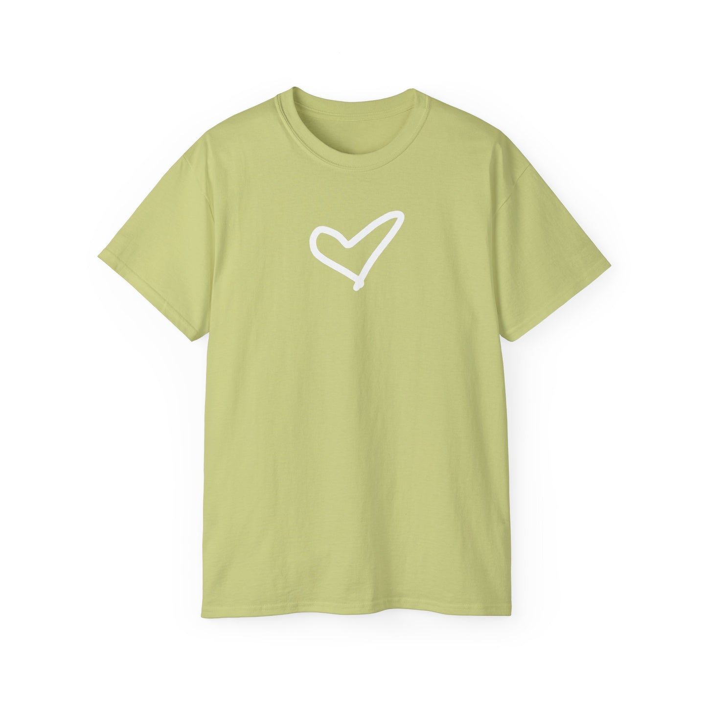 Heart Unisex Softstyle T-Shirt — 100% Ring-Spun Cotton