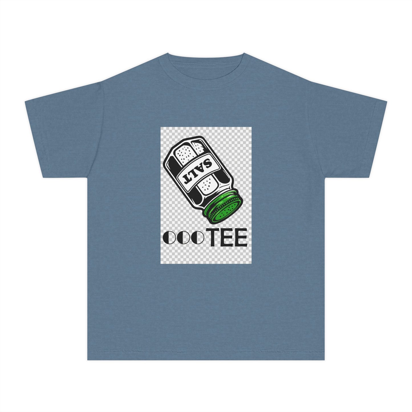 Salty Tee — Kids Garment-Dyed Coastal Tee (100% Combed Cotton)