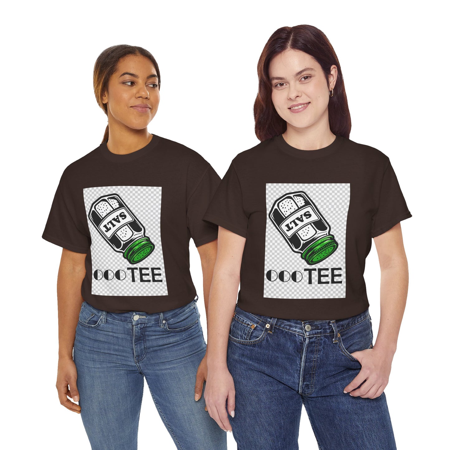 Salt TEE Shirt — Unisex Heavy Cotton Tee, Smooth Print Surface