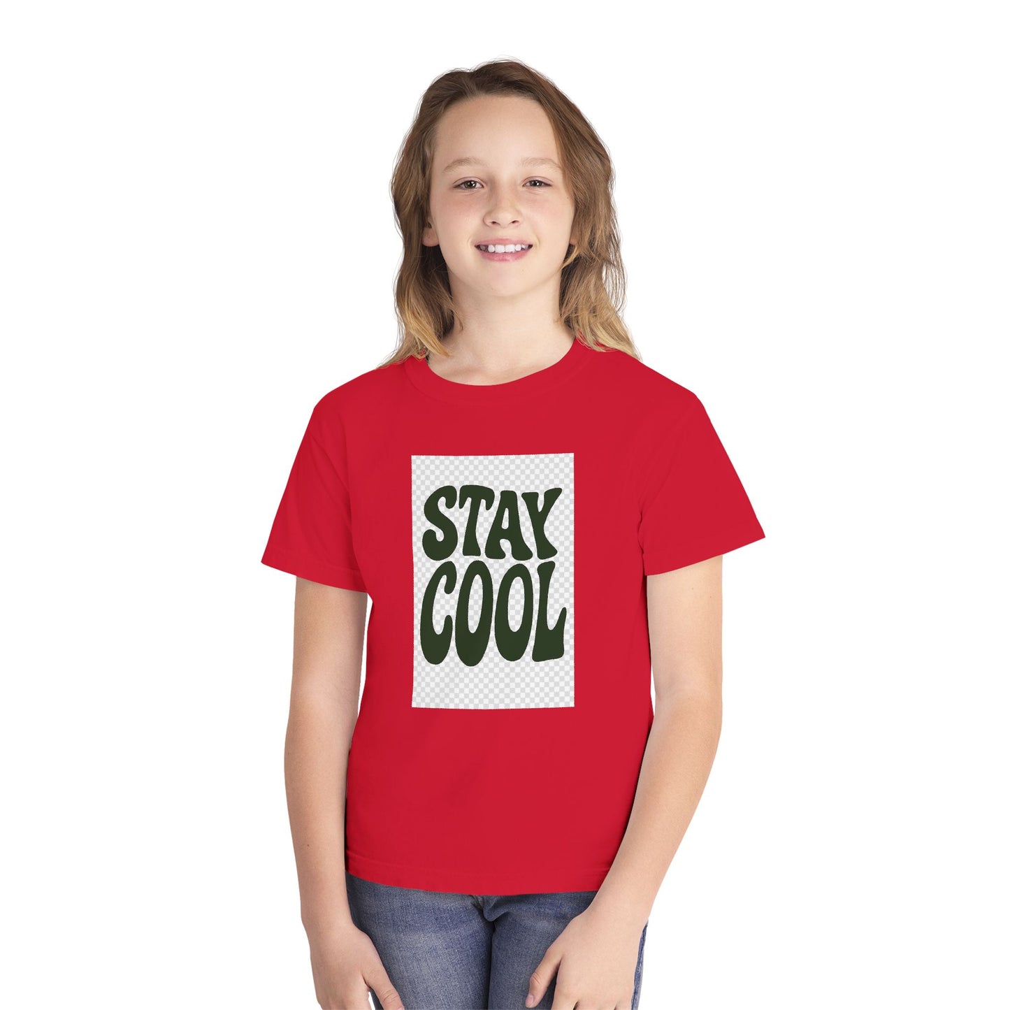 Stay Cool Youth Tee — Heavy Cotton Kids Graphic Shirt | HERARTSSSS