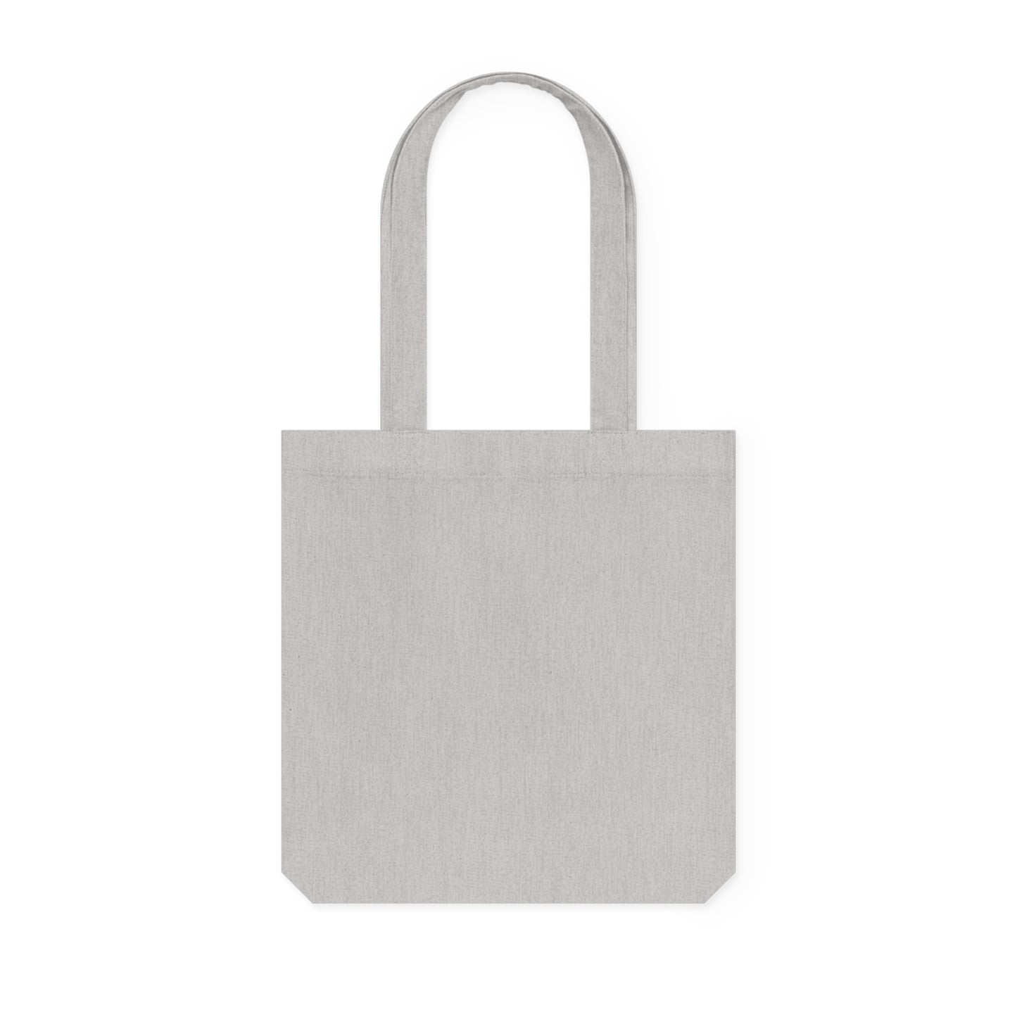 Star Woven Tote Bag — 80% Recycled Cotton Canvas, Durable Shaping Bottom