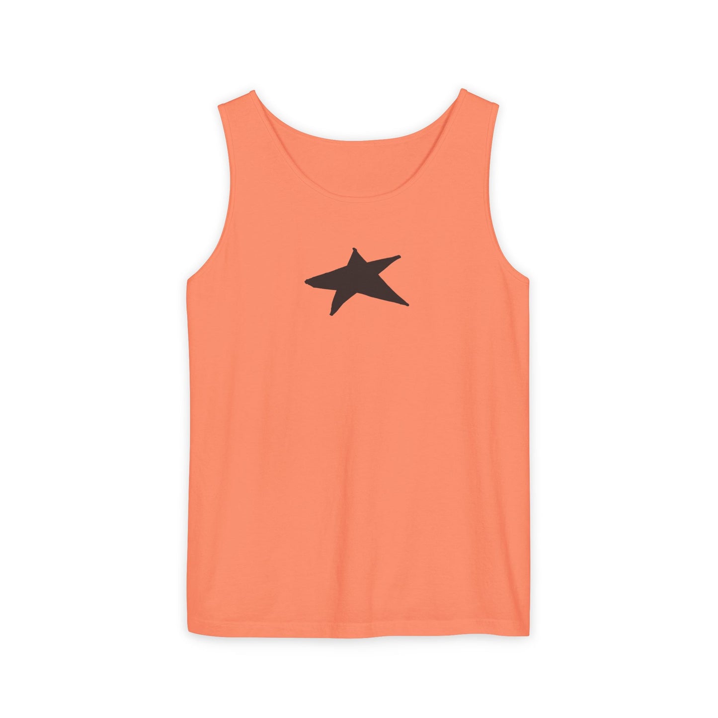 Unisex Star Garment-Dyed Tank Top — 100% Ring-Spun US Cotton