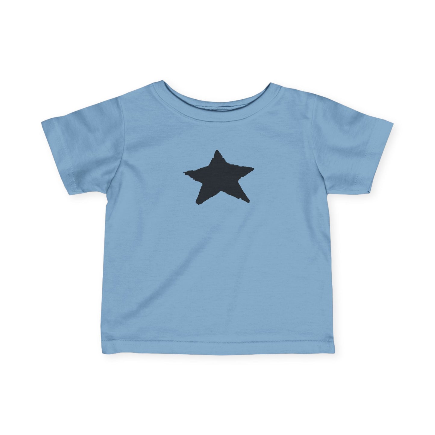 Cute Star Infant Fine Jersey Tee - Soft Cotton Baby T-Shirt
