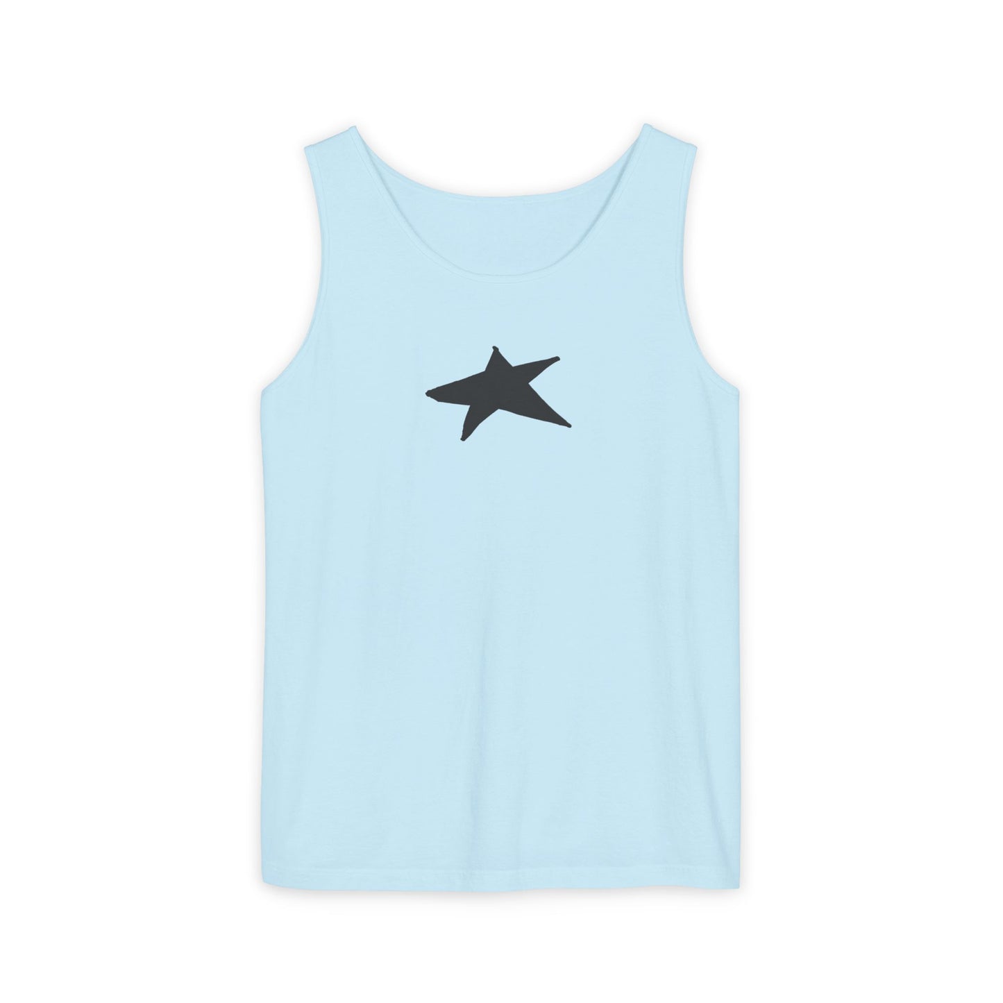 Unisex Star Garment-Dyed Tank Top — 100% Ring-Spun US Cotton