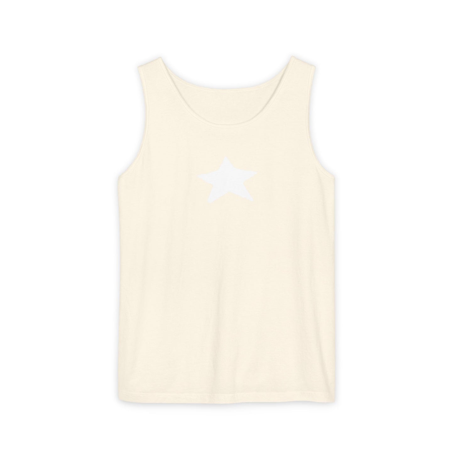 Star Unisex Garment-Dyed Tank Top — 100% Ring-Spun US Cotton