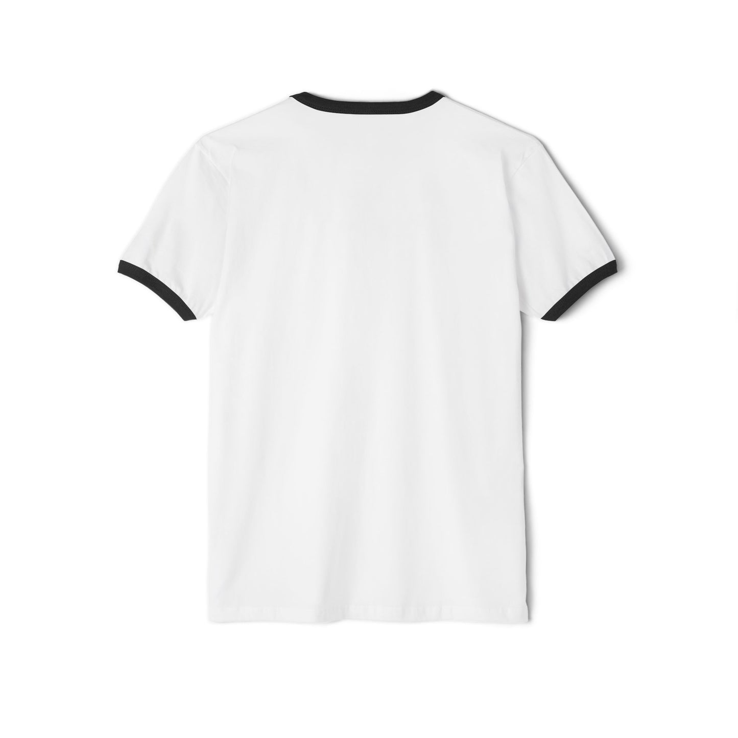 Star Unisex Cotton Ringer T-Shirt — 100% Ring-Spun Cotton, Contrast Rib