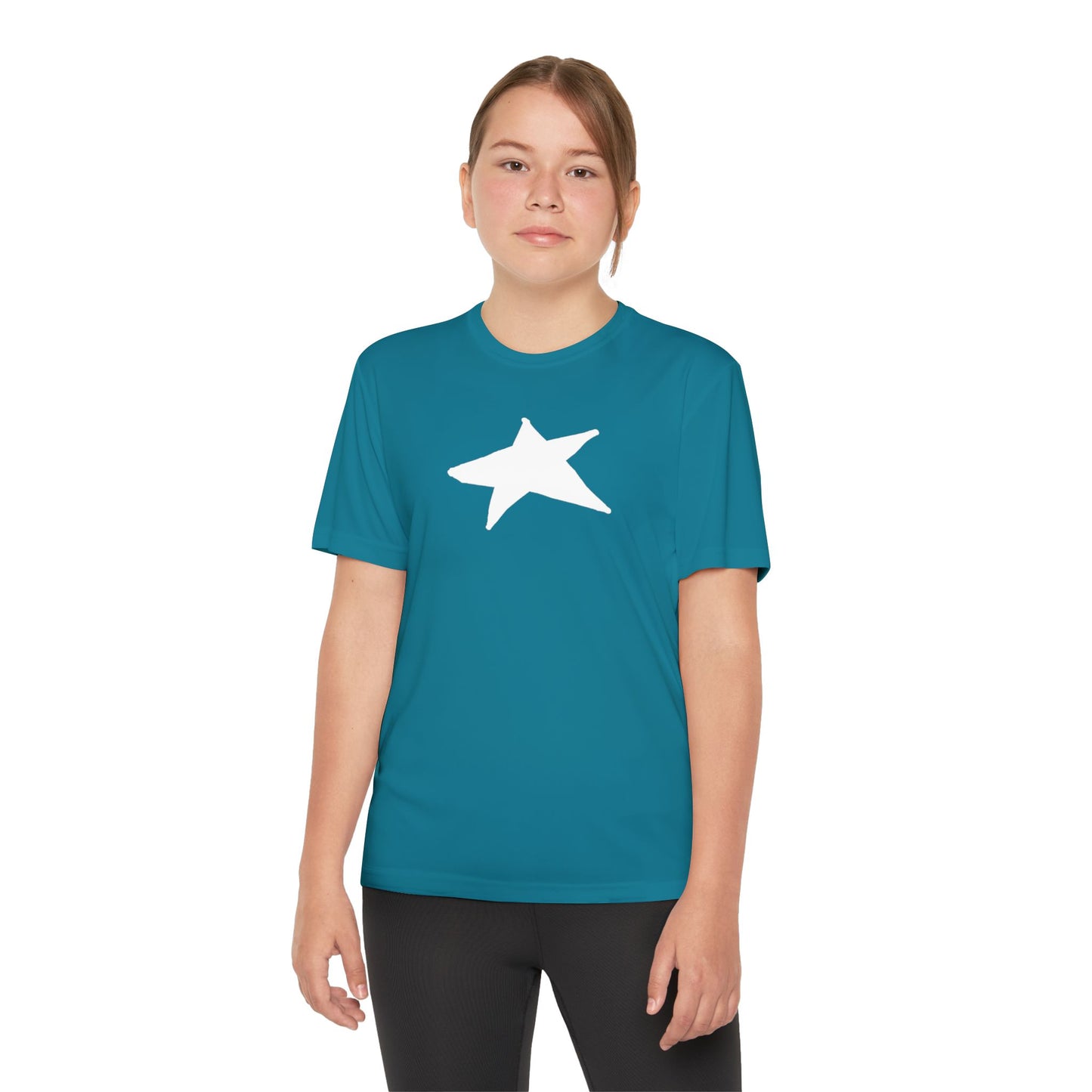 Star Youth Competitor Tee - Lightweight Athletic T-Shirt for Active Kids