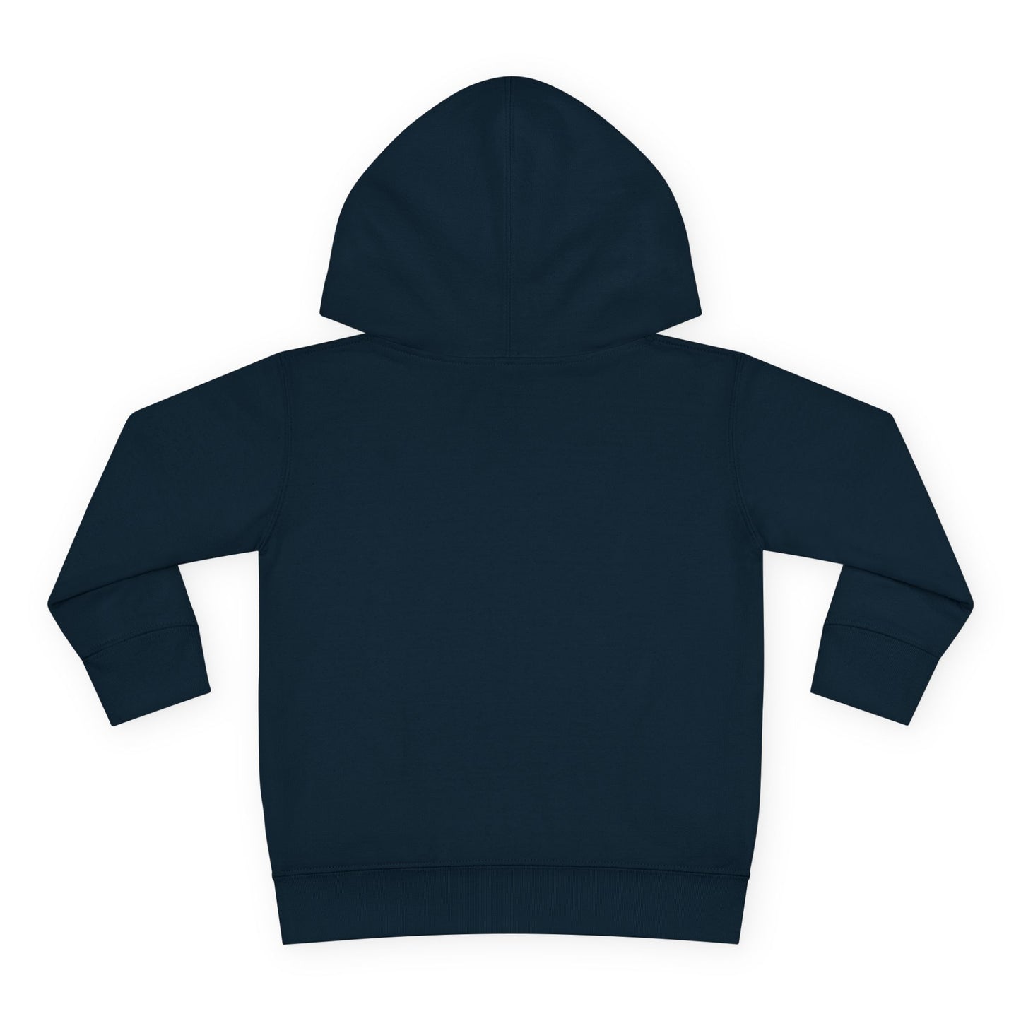 Bright Orange Toddler Fleece Hoodie with Star Design
