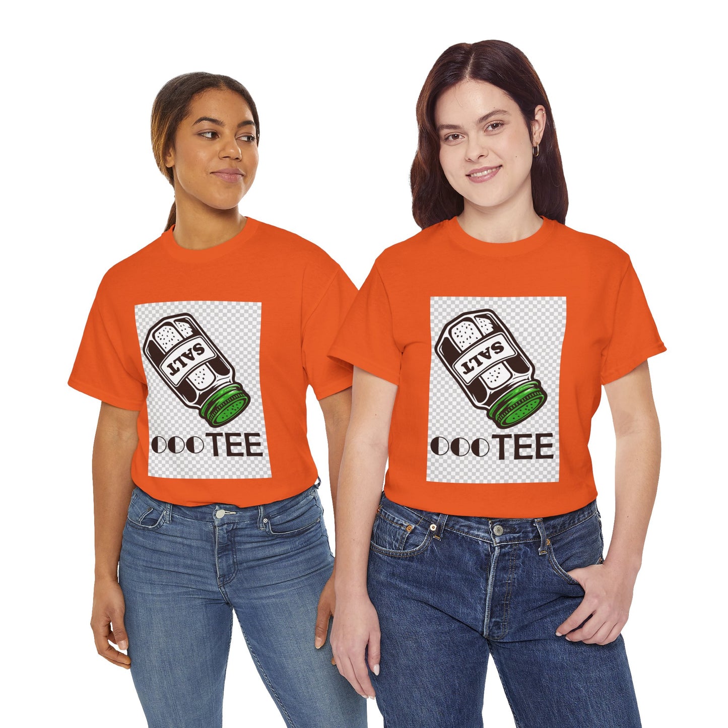 Salt TEE Shirt — Unisex Heavy Cotton Tee, Smooth Print Surface