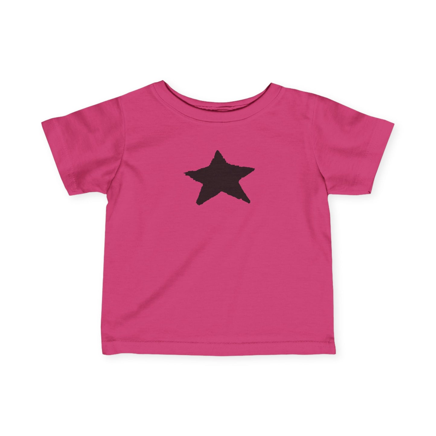 Cute Star Infant Fine Jersey Tee - Soft Cotton Baby T-Shirt