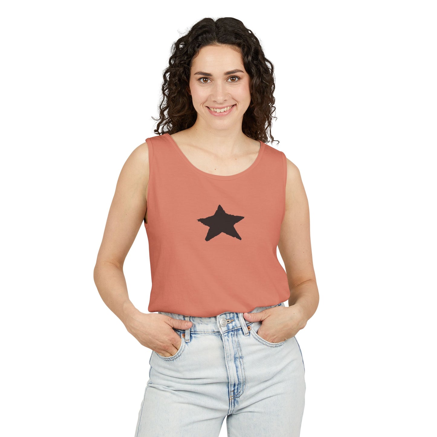 Star Unisex Garment-Dyed Tank Top