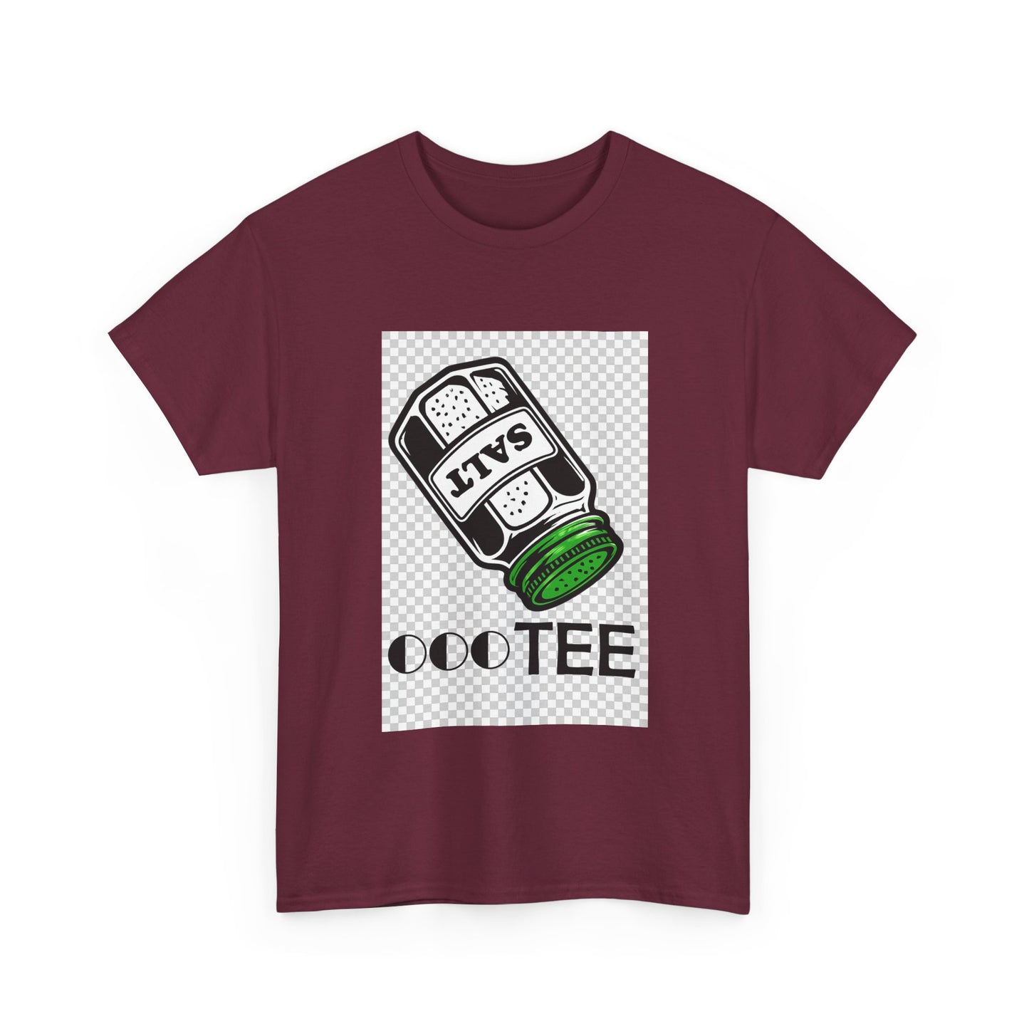Salt TEE Shirt — Unisex Heavy Cotton Tee, Smooth Print Surface
