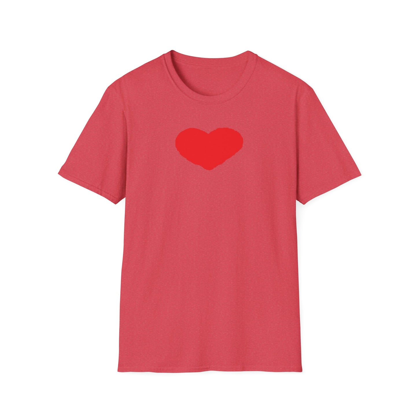 Heart Unisex Softstyle T-Shirt — 100% Ring-Spun Cotton