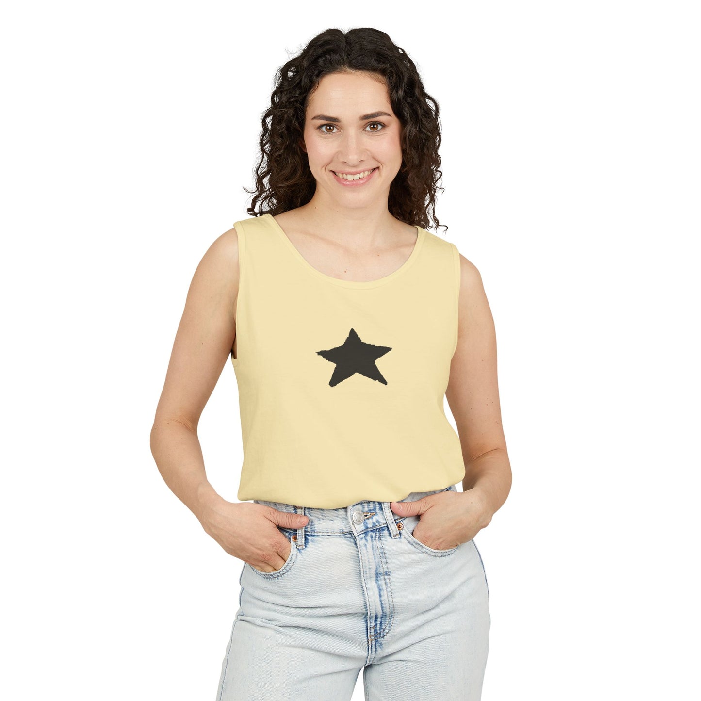 Star Unisex Garment-Dyed Tank Top