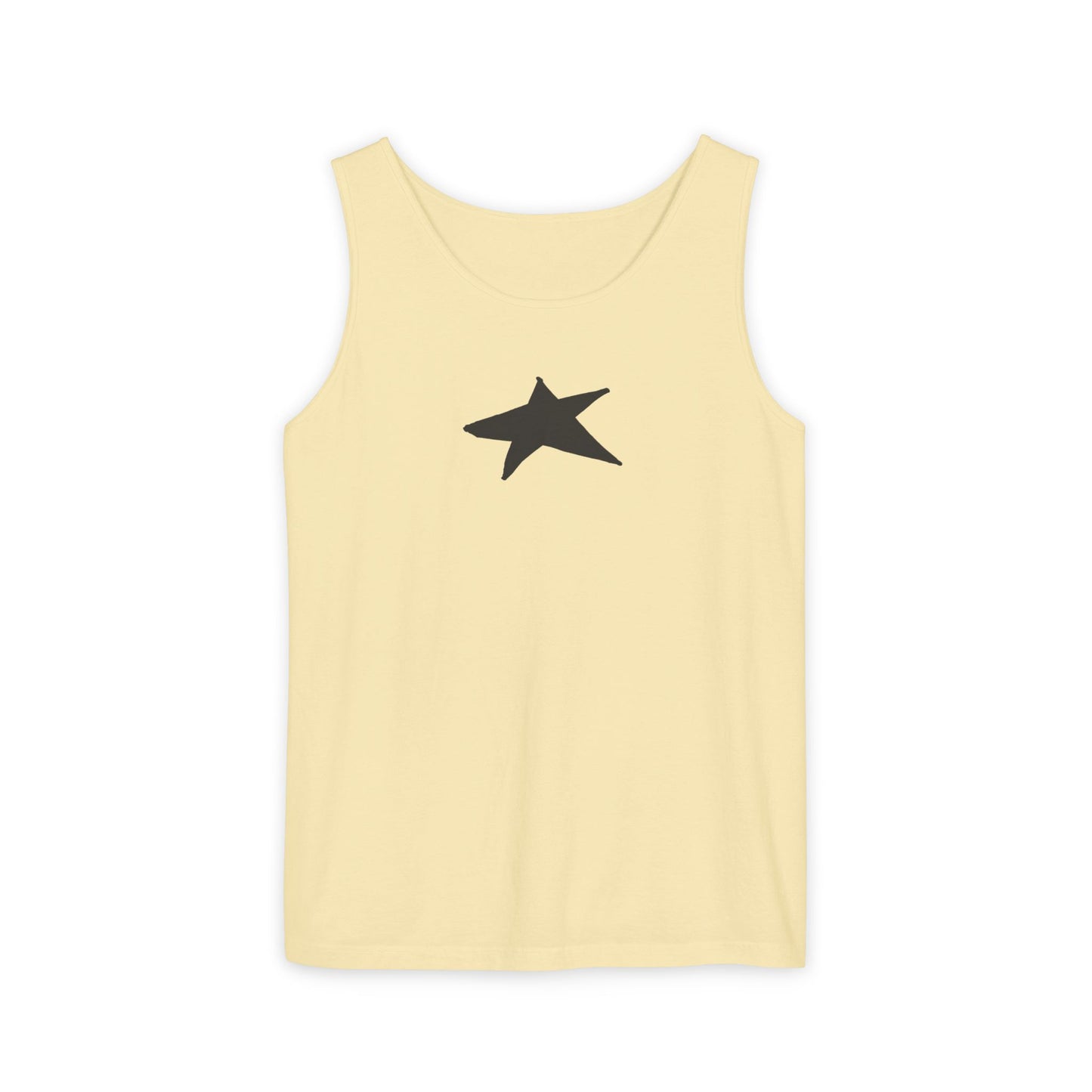 Unisex Star Garment-Dyed Tank Top — 100% Ring-Spun US Cotton