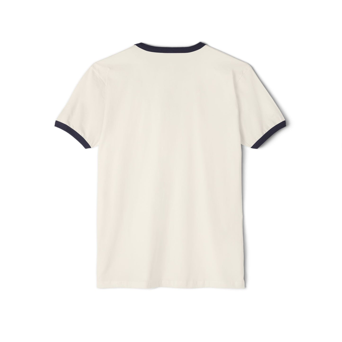 Star Unisex Cotton Ringer T-Shirt — 100% Ring-Spun Cotton, Contrast Rib