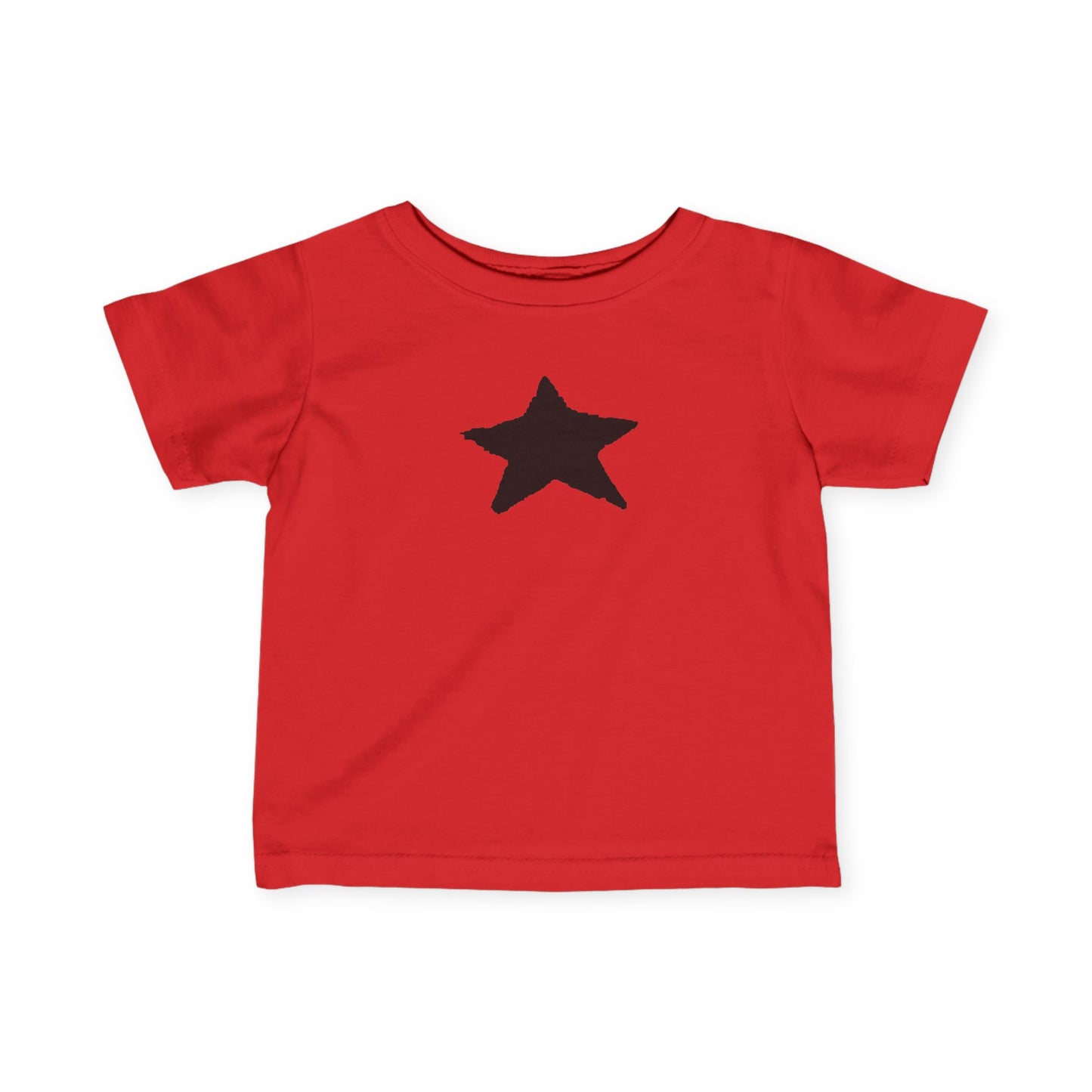 Cute Star Infant Fine Jersey Tee - Soft Cotton Baby T-Shirt