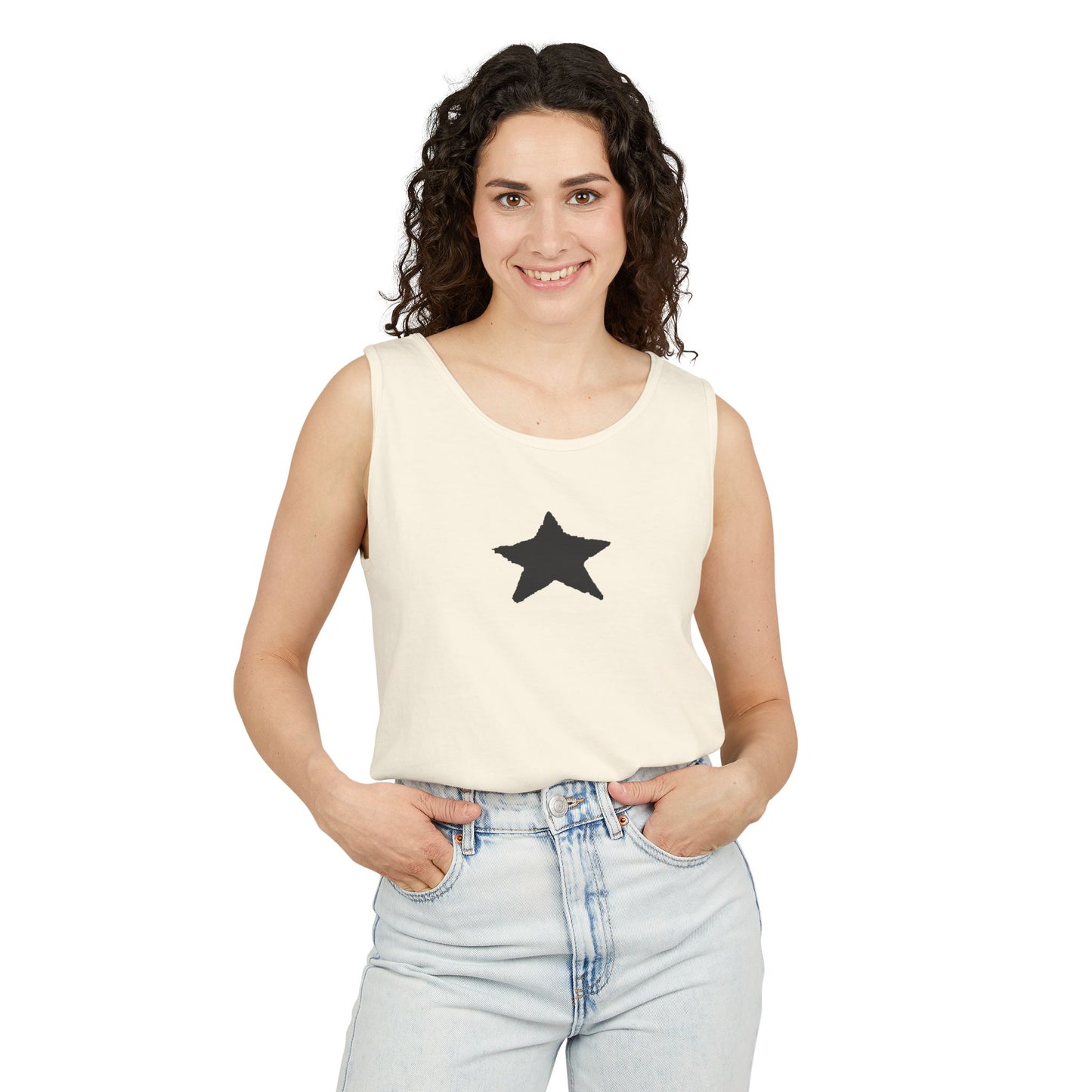 Star Unisex Garment-Dyed Tank Top