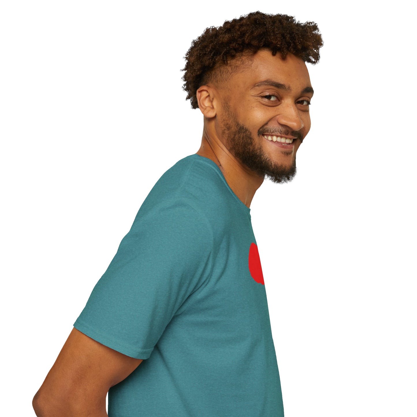 Heart Unisex Softstyle T-Shirt — 100% Ring-Spun Cotton