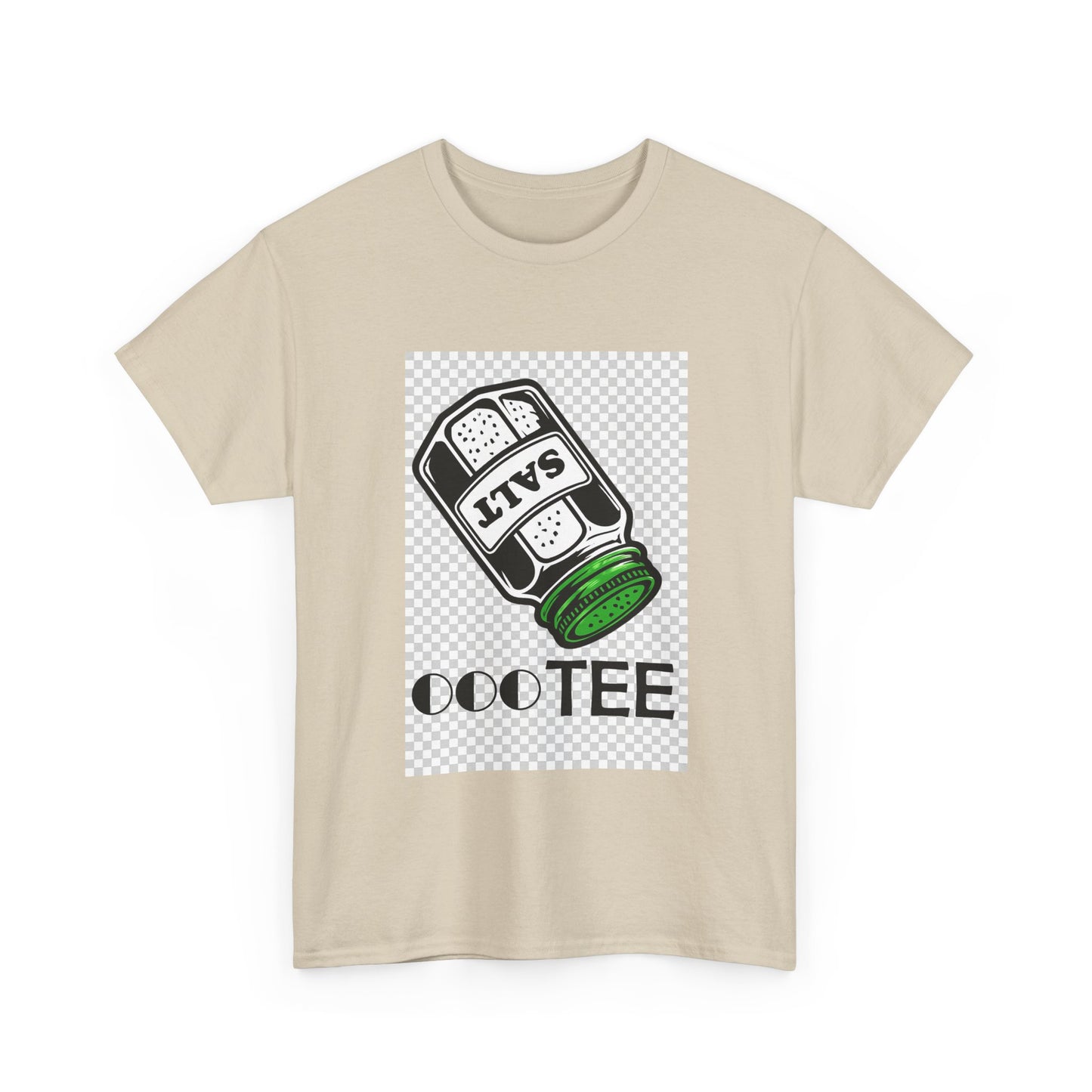 Salt TEE Shirt — Unisex Heavy Cotton Tee, Smooth Print Surface