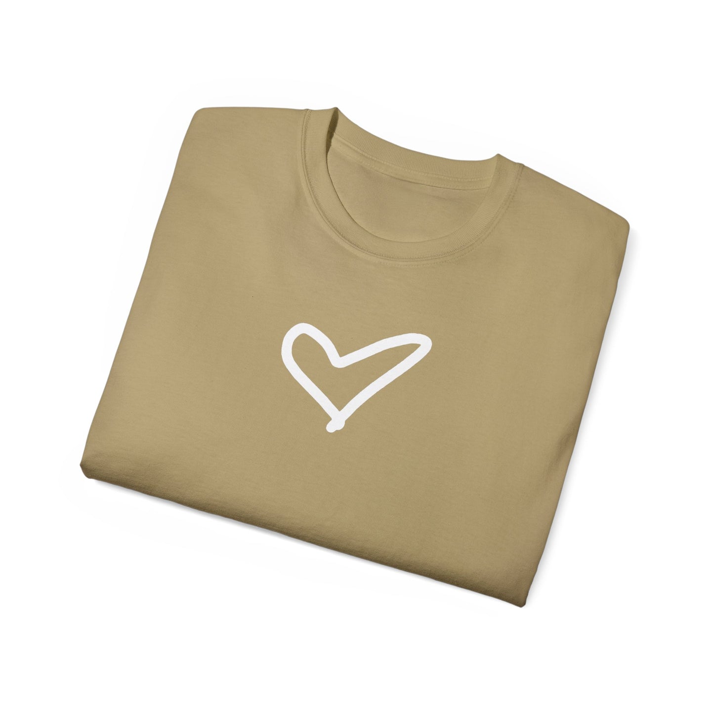 Heart Unisex Softstyle T-Shirt — 100% Ring-Spun Cotton